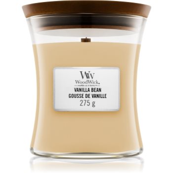 Woodwick Vanilla Bean lumânare parfumată cu fitil din lemn notino.ro Parfumuri