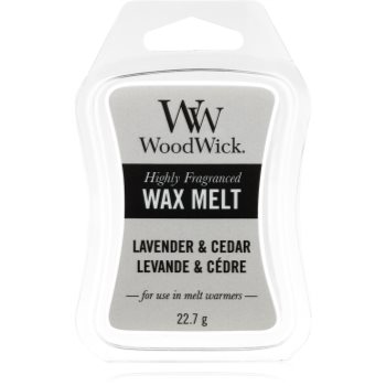 Woodwick Lavender & Cedar ceară pentru aromatizator