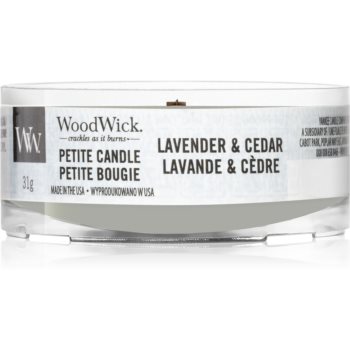 Woodwick Lavender & Cedar lumânare votiv notino.ro Parfumuri