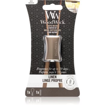 Woodwick linen parfum pentru masina