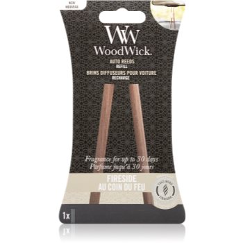 Woodwick fireside parfum pentru masina rezervă