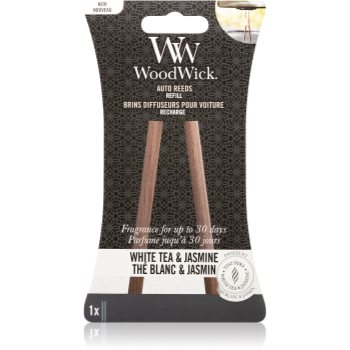 Woodwick white tea & jasmine parfum pentru masina rezervă