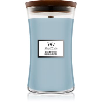 Woodwick Seaside Neroli lumânare parfumată cu fitil din lemn notino.ro