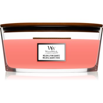 Woodwick Melon & Pink Quarz lumânare parfumată cu fitil din lemn (hearthwick) notino.ro Parfumuri