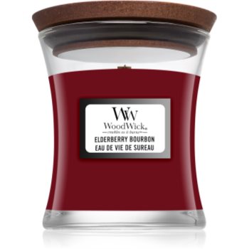 Woodwick Elderberry Bourbon lumânare parfumată cu fitil din lemn notino.ro imagine noua 2022