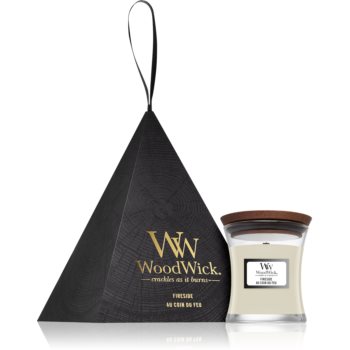 Woodwick Fireplace Fireside lumânare parfumată cu fitil din lemn (gift box) notino.ro