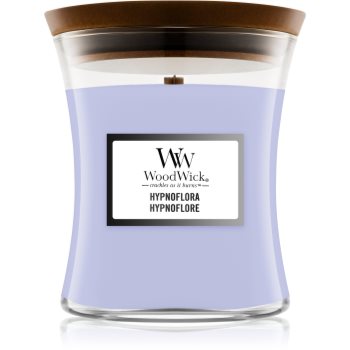 Woodwick Hypnoflora lumânare parfumată cu fitil din lemn