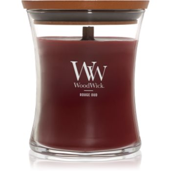 Woodwick Rouge Oud lumânare parfumată cu fitil din lemn