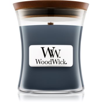 Woodwick Evening Onyx lumânare parfumată cu fitil din lemn