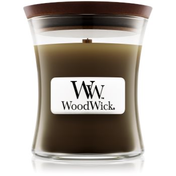 Woodwick Oudwood lumânare parfumată cu fitil din lemn