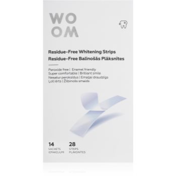 WOOM Residue-Free Whitening Strips benzi pentru albirea dintilor