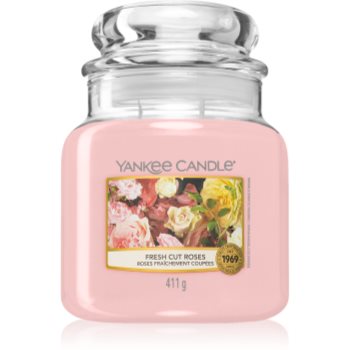 Yankee Candle Fresh Cut Roses lumânare parfumată Clasic mini Candle imagine noua