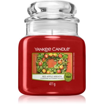 Yankee Candle Red Apple Wreath lumânare parfumată Apple imagine noua