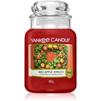 Yankee Candle Red Apple Wreath lumânare parfumată Apple imagine noua