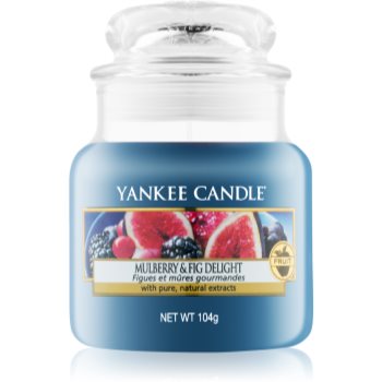 Yankee Candle Mulberry & Fig lumanari parfumate 104 g Clasic mini