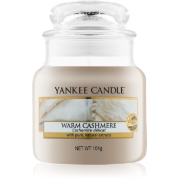 Yankee Candle Warm Cashmere lumanari parfumate 104 g Clasic mini