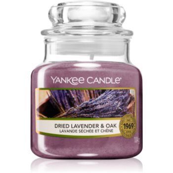 Yankee Candle Dried Lavender & Oak lumânare parfumată notino.ro imagine noua 2022
