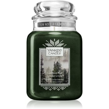 Yankee Candle Evergreen Mist lumânare parfumată