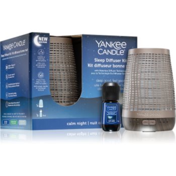 Yankee Candle Sleep Diffuser Kit Bronze difuzor electric + refill
