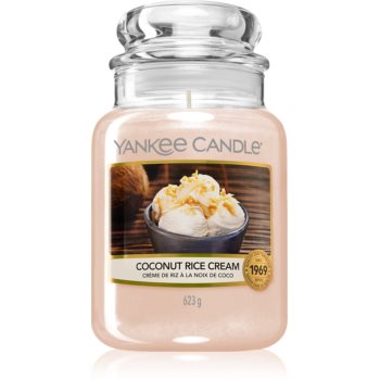 Yankee Candle Coconut Rice Cream lumânare parfumată Candle imagine noua