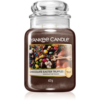 Yankee candle chocolate easter truffles lumânare parfumată clasic mare