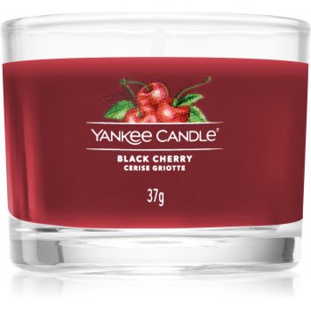 Yankee candle black cherry lumânare votiv glass
