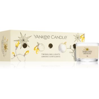 Yankee candle twinkling lights set cadou de crăciun