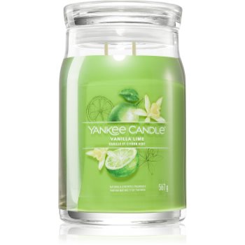 Yankee Candle Vanilla Lime lumânare parfumată Signature