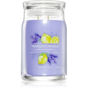 Yankee candle lemon lavender lumânare parfumată signature
