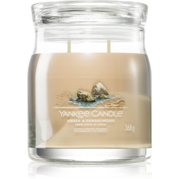 Yankee Candle Amber & Sandalwood lumânare parfumată