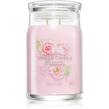 Yankee Candle Fresh Cut Roses lumânare parfumată Signature notino.ro