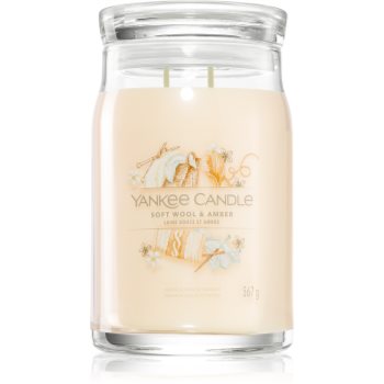 Yankee Candle Soft Wool & Amber lumânare parfumată