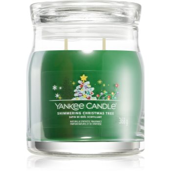 Yankee Candle Shimmering Christmas Tree lumânare parfumată Signature