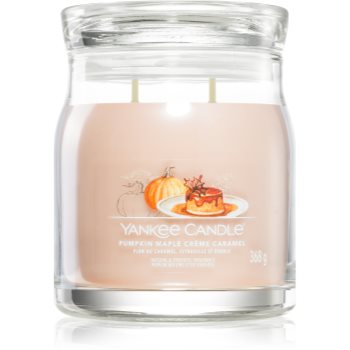 Yankee candle pumpkin maple crème caramel lumânare parfumată signature