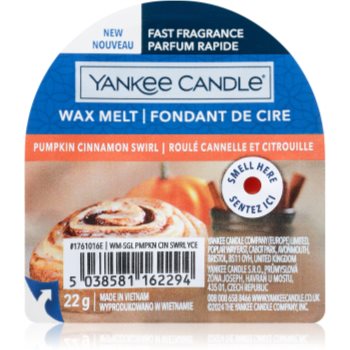 Yankee Candle Pumpkin Cinnamon Swirl ceară pentru aromatizator