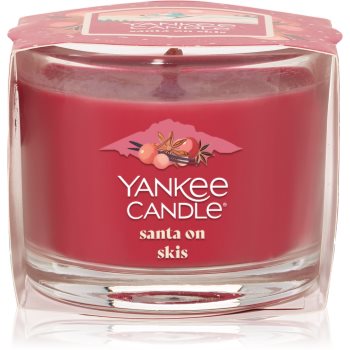 Yankee Candle Santa On Skis lumânare votiv glass