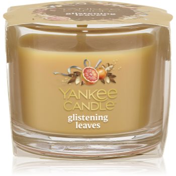 Yankee Candle Glistening Leaves lumânare votiv glass