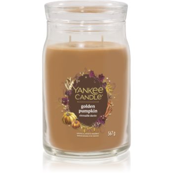 Yankee Candle Golden Pumpkin lumânare parfumată Signature