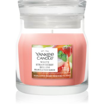 Yankee Candle White Strawberry Bellini lumânare parfumată Signature - Sellmag.ro