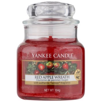 Yankee Candle Red Apple Wreath lumanari parfumate 104 g Clasic mini