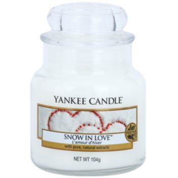 Yankee Candle Snow in Love lumanari parfumate 104 g Clasic mini