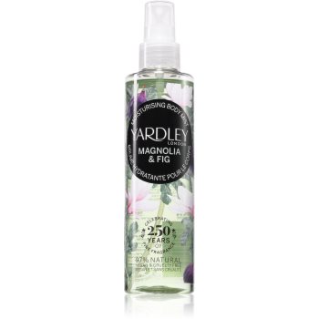 Yardley Magnolia & Fig spray de corp hidratant pentru femei