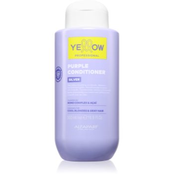 Yellow Professional Silver Purple Conditioner balsam hranitor neutralizeaza tonurile de galben