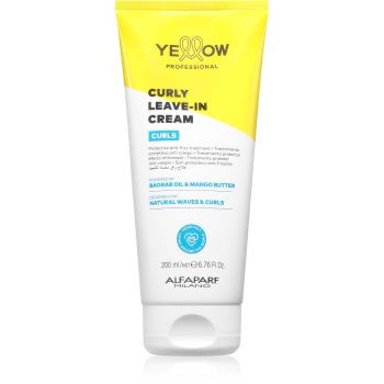 Yellow Professional Curls Curly Leave-in Cream crema leave-in pentru par ondulat si cret