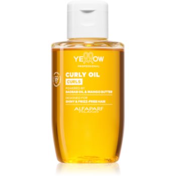 Yellow Professional Curls Curly Oil ulei pentru strălucire pentru păr creț