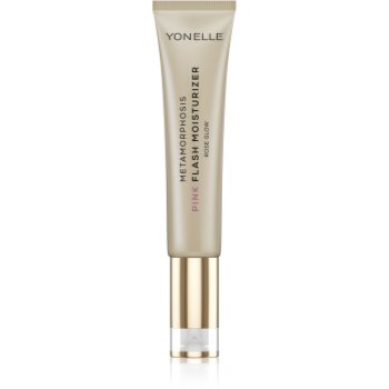 Yonelle Metamorphosis Pink Flash Moisturizer зволожуючий крем з освітлювальним ефектом відтінок Rose Glow 25 мл