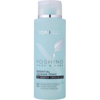 Yonelle Yoshino Pure&Care ефірний заспокоюючий тонік для чутливої шкіри та шкіри схильної до почервонінь 400 мл