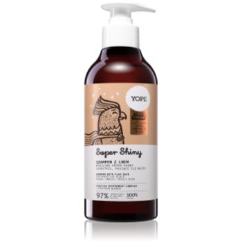 Yope Daily Heroes Super Shiny șampon stralucire pentru parul ondulat si cret