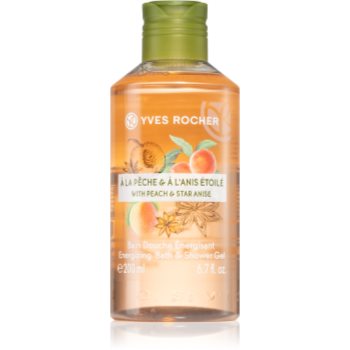 Yves rocher peach & star anise gel de duș energizant