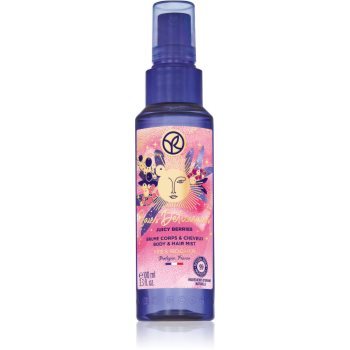 Yves rocher noel juicy berries spray parfumat pentru corp și păr